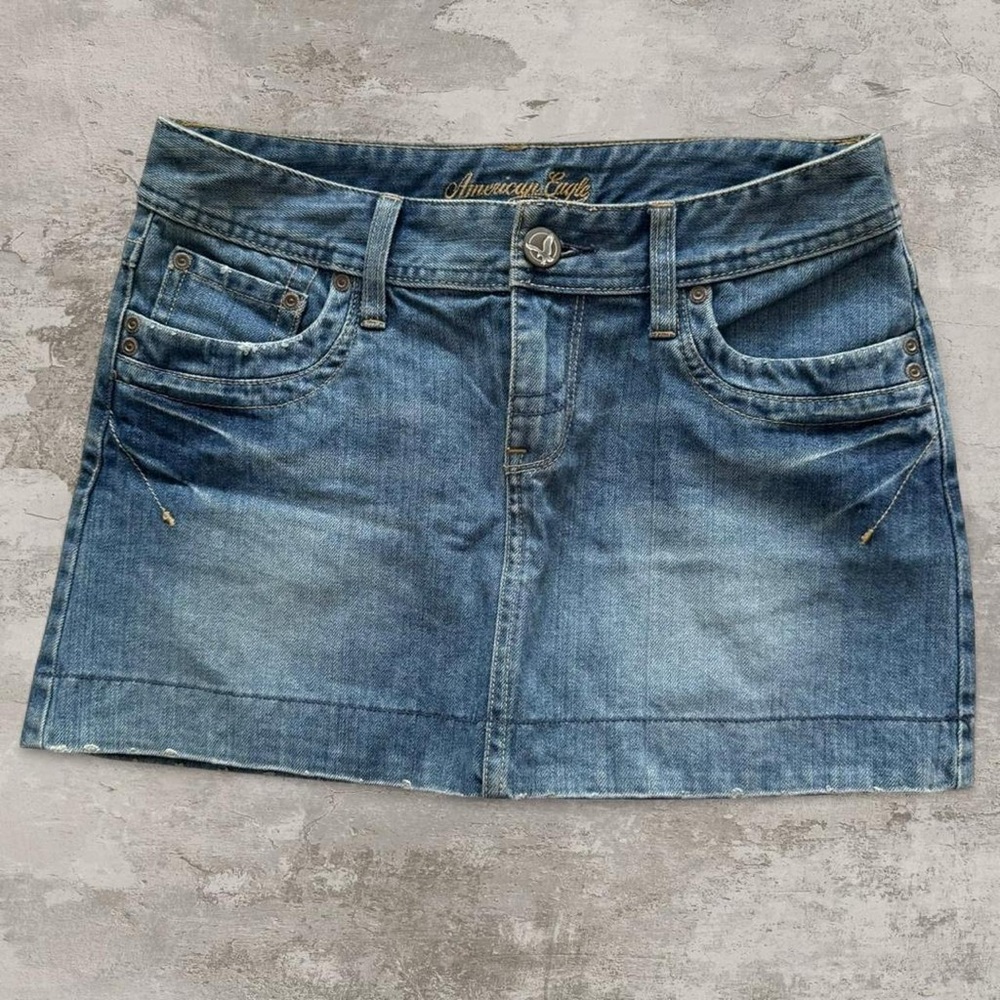 y2k jean mini skirt - Picture 4 of 8
